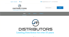 Desktop Screenshot of jtdistributors.com