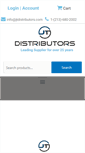 Mobile Screenshot of jtdistributors.com